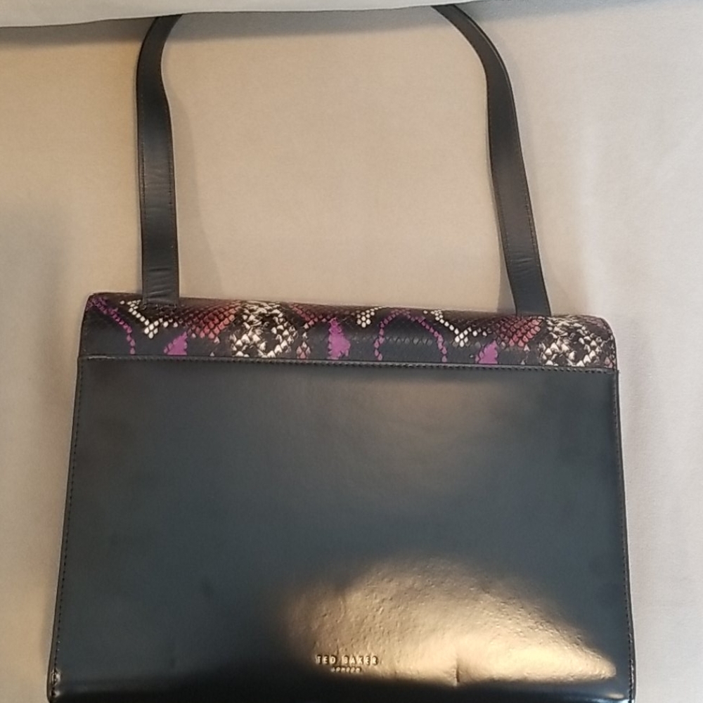 NWOT Ted Baker Lowri Python Print Shoulder Bag - Picture 5 of 8